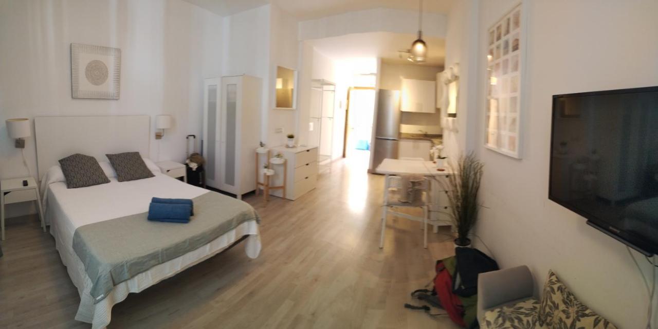 Modern Studio Flat Close To Plaza Merced 马拉加 外观 照片